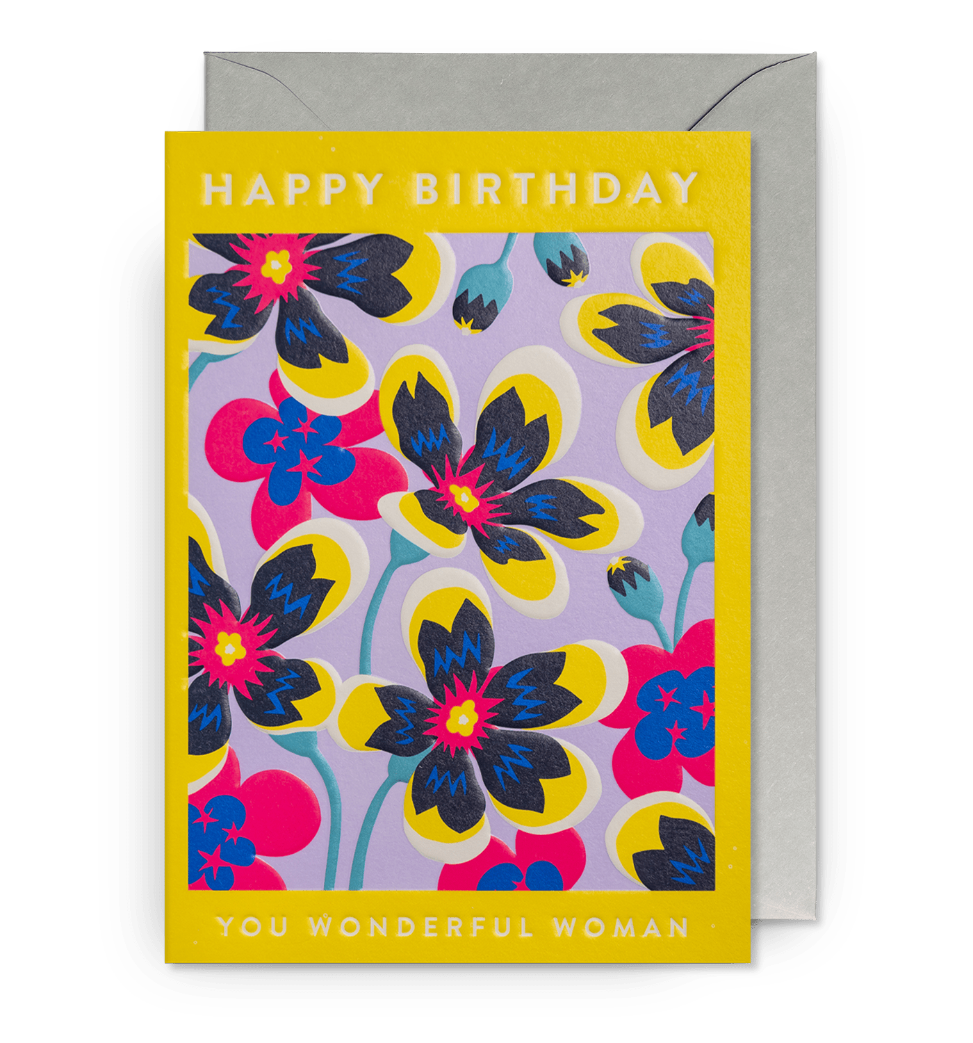 Primula Happy Birthday You Wonderful Woman - UniqueEntity Art