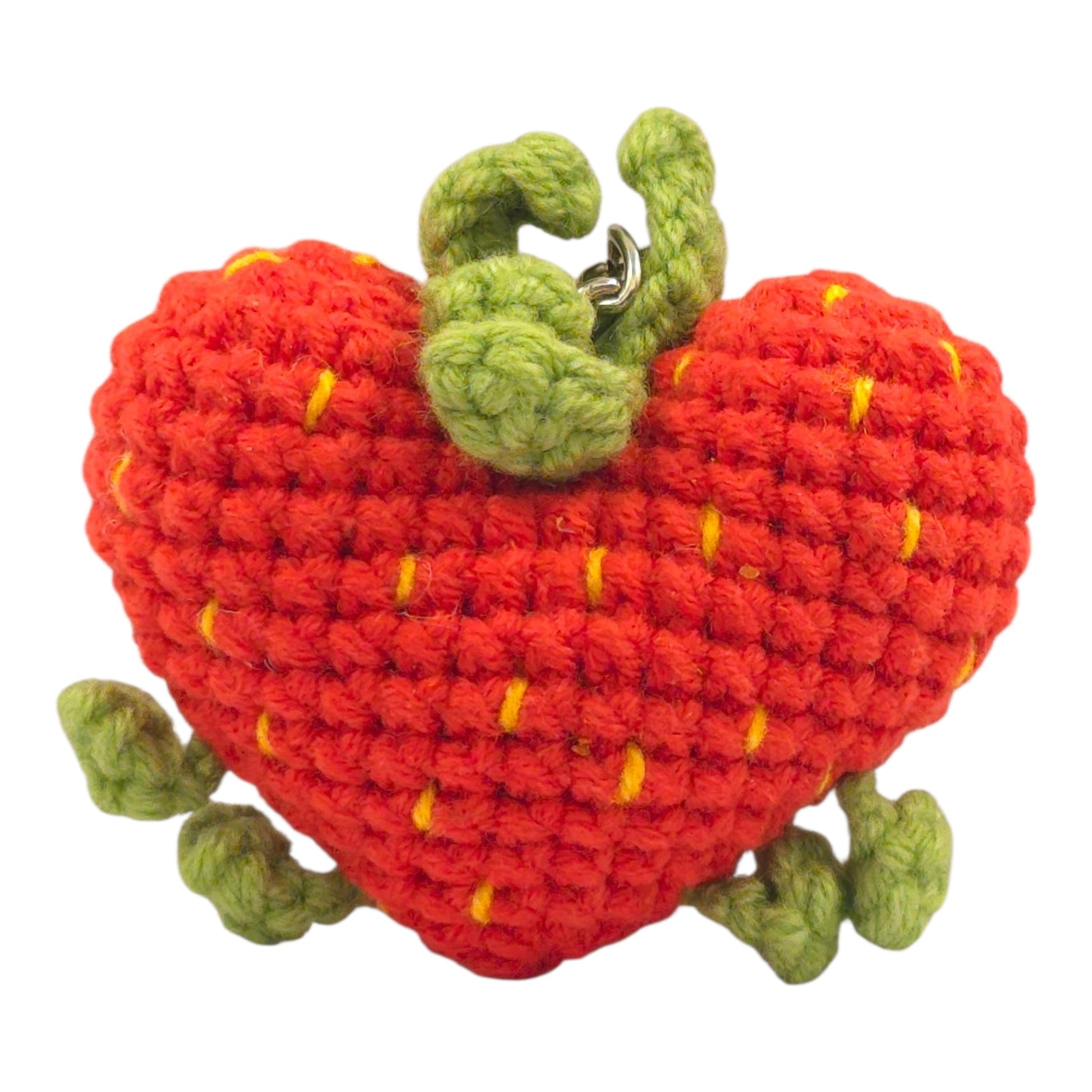 Red Heart Monster Keychain - UniqueEntity Art
