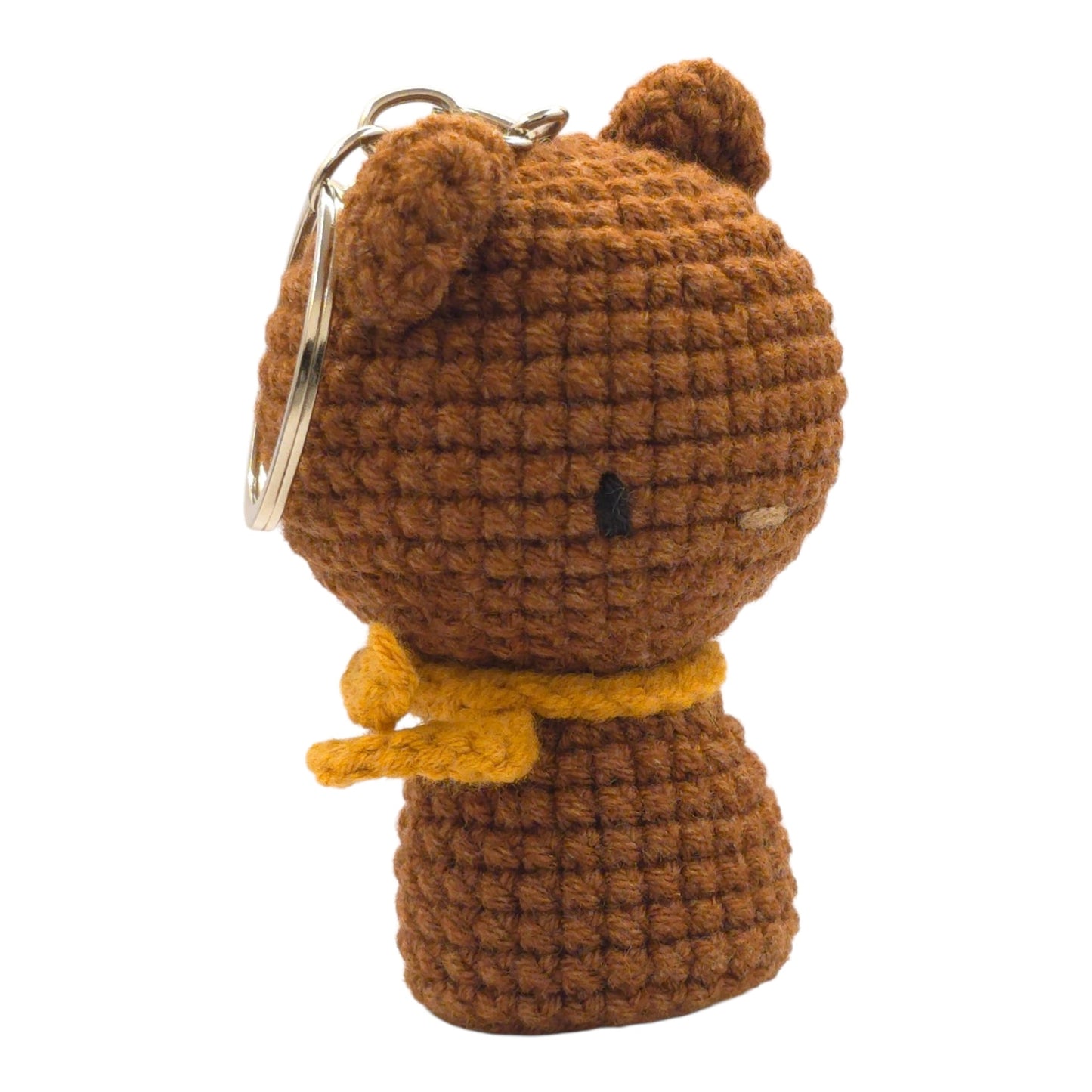 Rust Brown Bear Cub Keychain - UniqueEntity Art