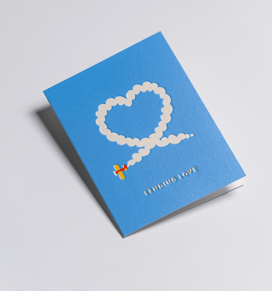 Sending Love Sky Writer - UniqueEntity Art