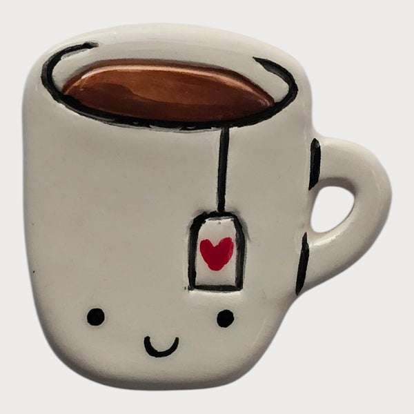 Smiling Tea Cup Magnet