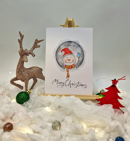 Snowman Salute - UniqueEntity Art