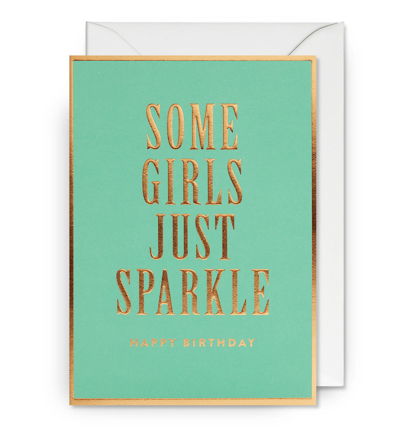 Some Girls Just Sparkle Birthday Card - UniqueEntity Art