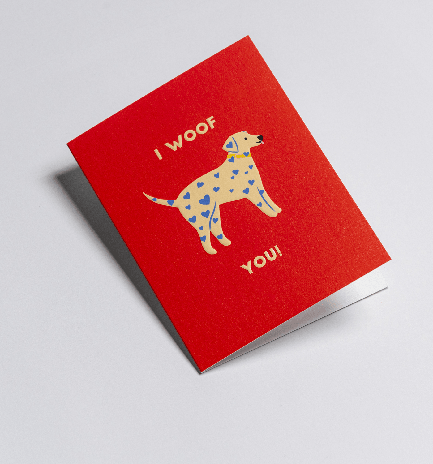Spotted Dog I Woof You - UniqueEntity Art