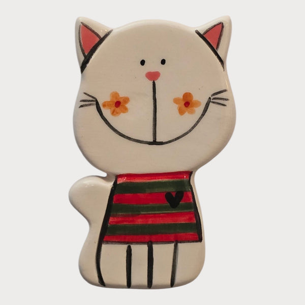 Striped Shirt Smiling Cat