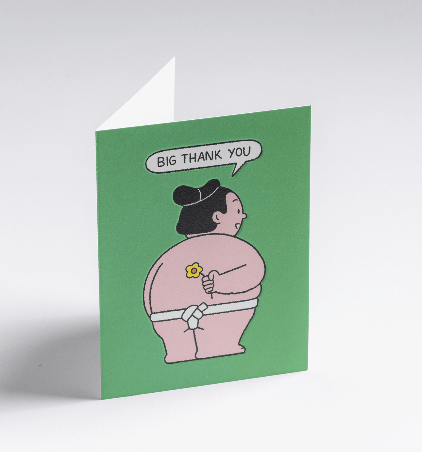 Sumo Mini Thank You Card - UniqueEntity Art