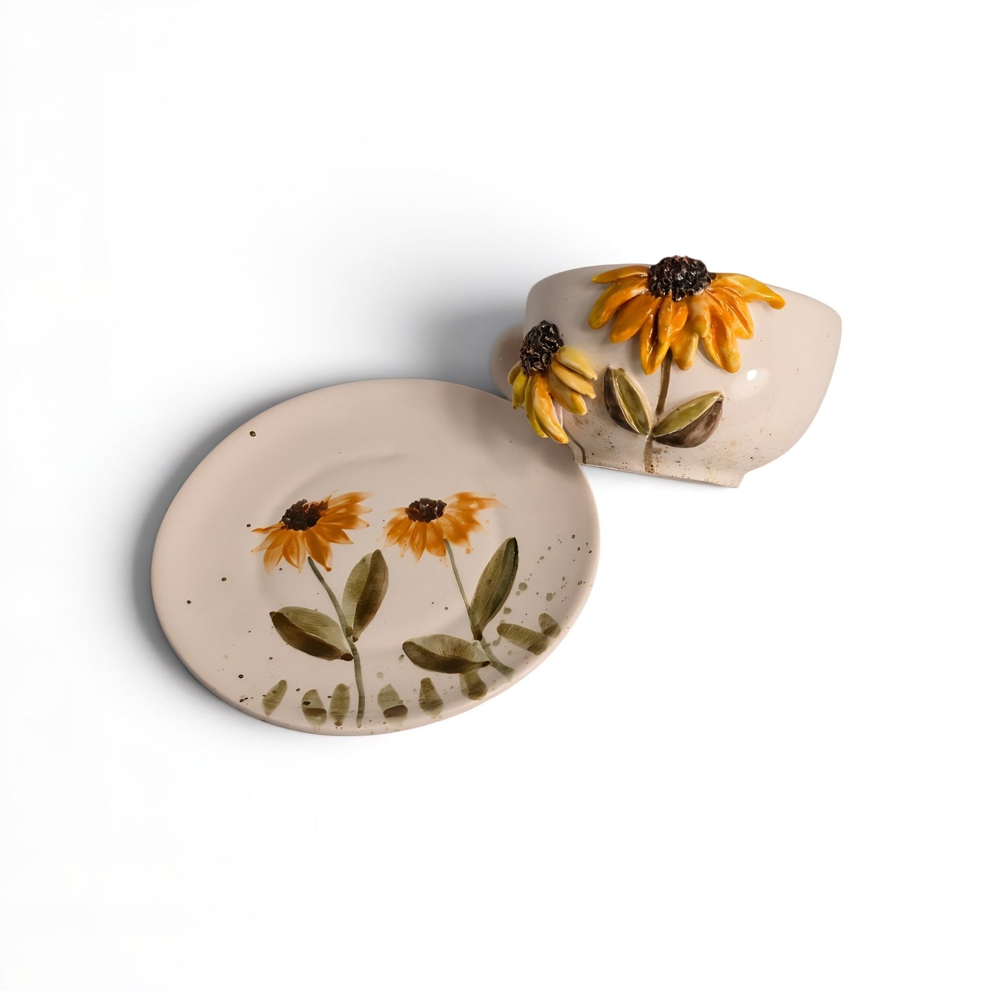 Sunflower Meadow Ceramic Mug - UniqueEntity Art