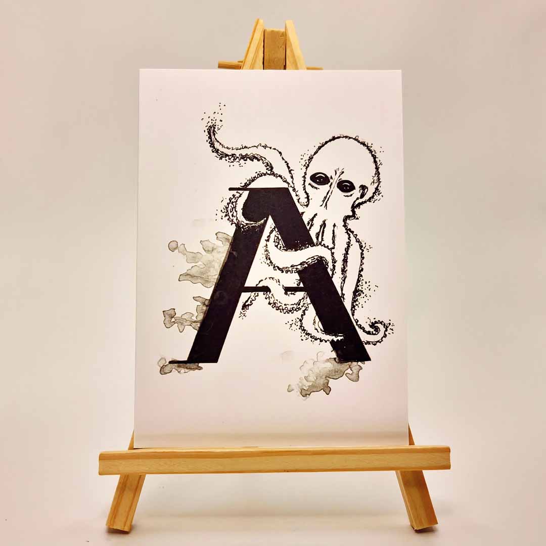 Tangled Letters: 'A' - UniqueEntity Art