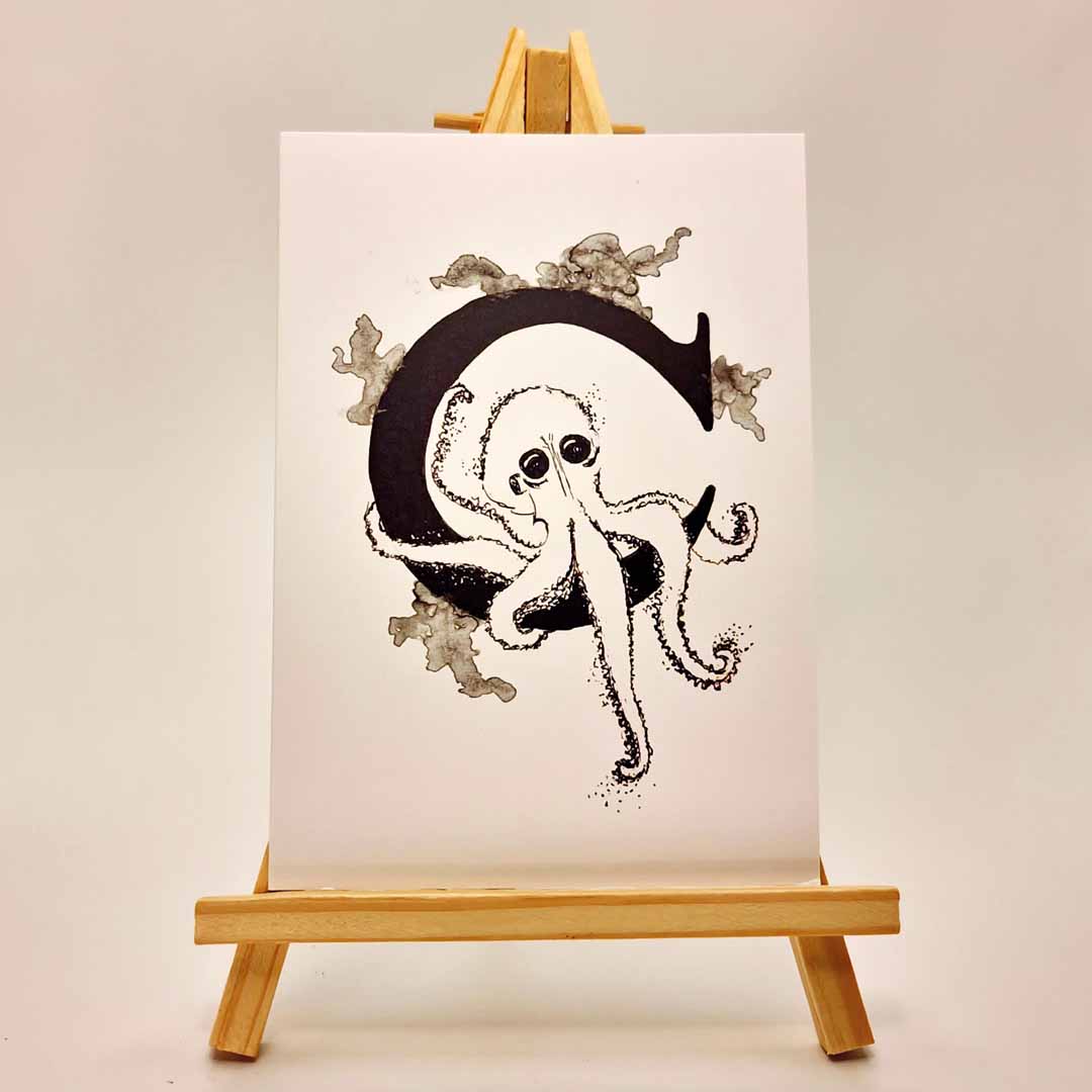 Tangled Letters: 'C' - UniqueEntity Art