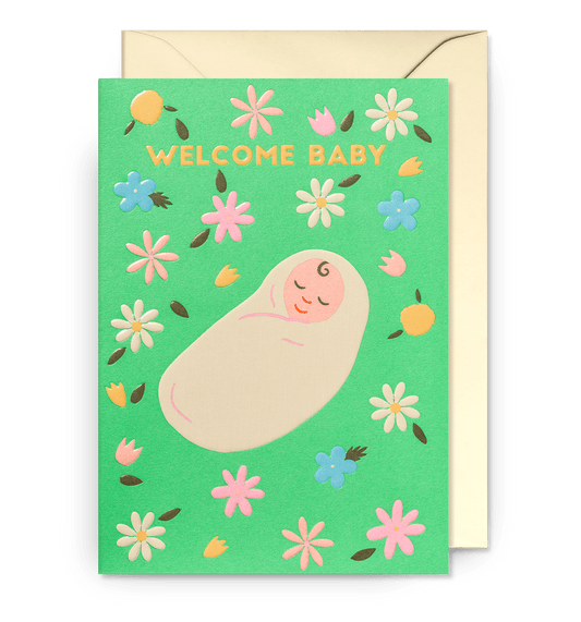 Welcome Baby Graphic Illustration - UniqueEntity Art