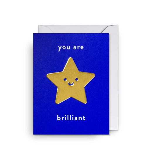 You Are Brilliant Gold Star - UniqueEntity Art