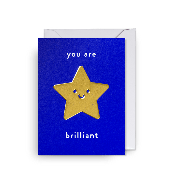 You Are Brilliant Gold Star